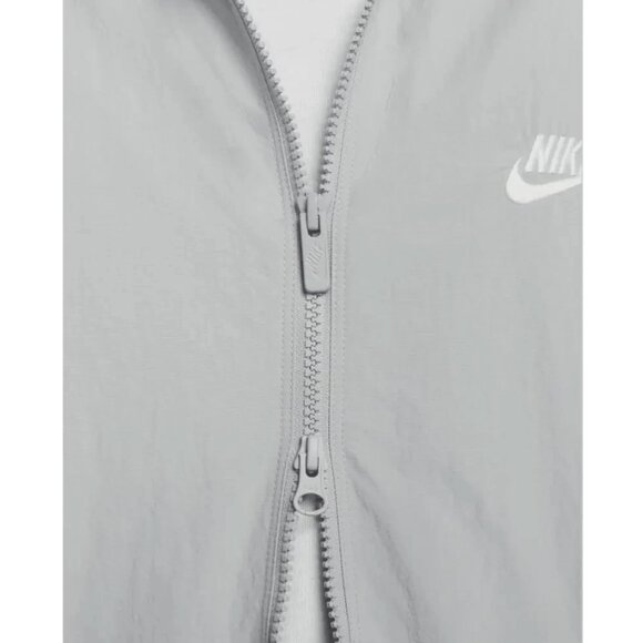 Nike Sportswear Club Futura Men's Full Zip Woven Hooded Jacket Grey 2XL - Picture 9 of 16